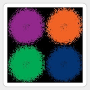 Colorful dots Sticker